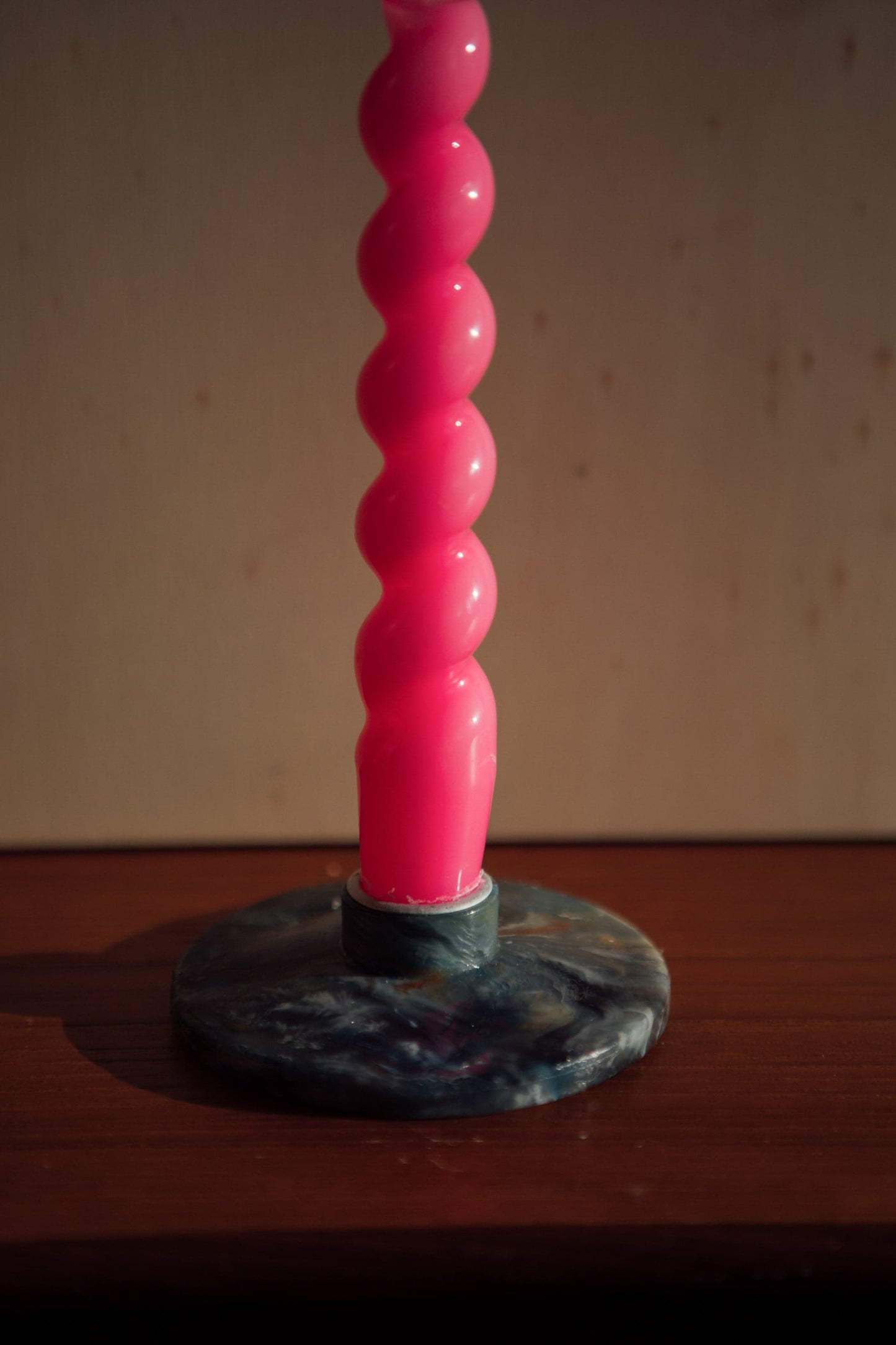 ‘Marble’ Recycled Candle Holder