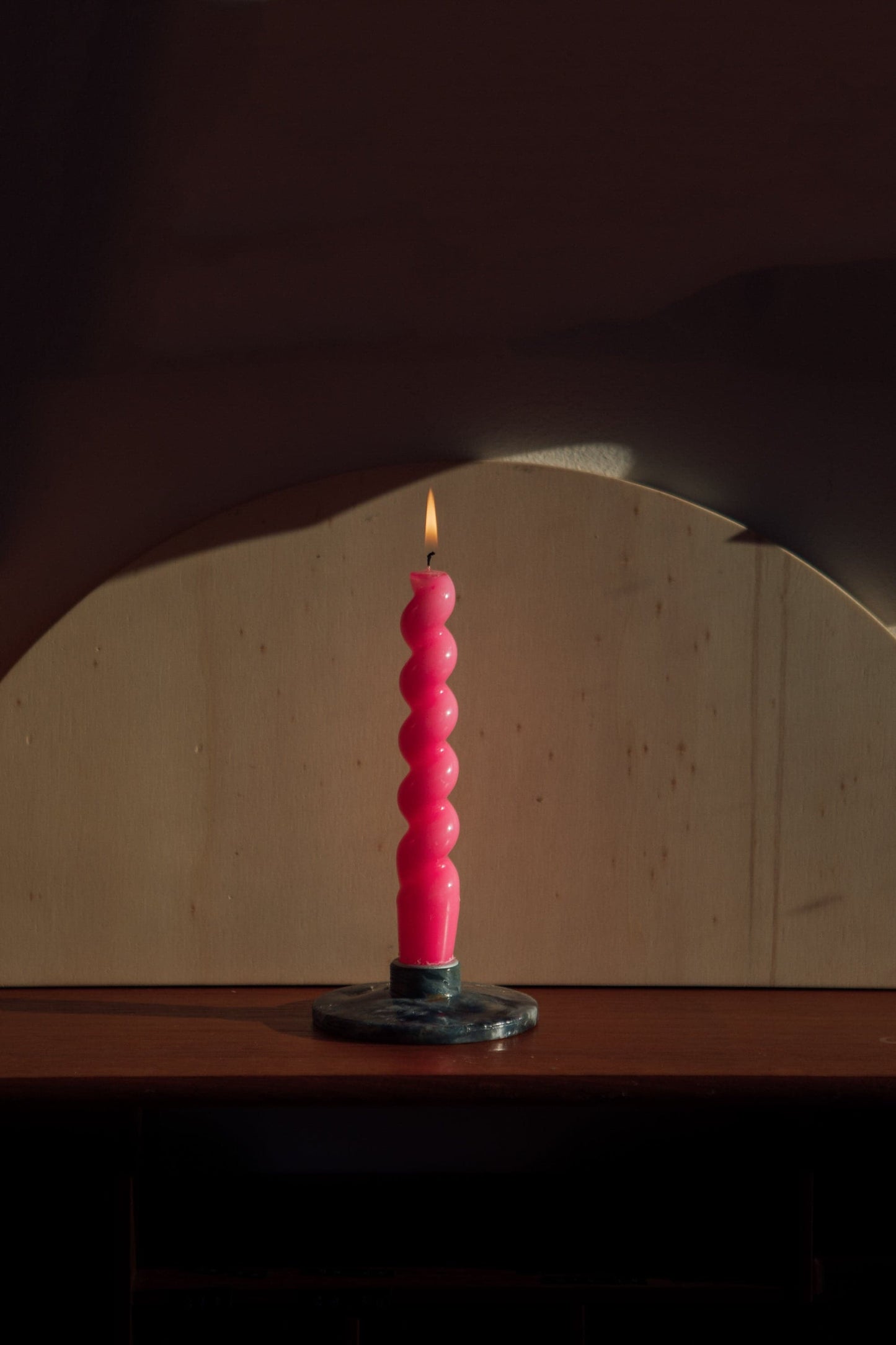 ‘Marble’ Recycled Candle Holder