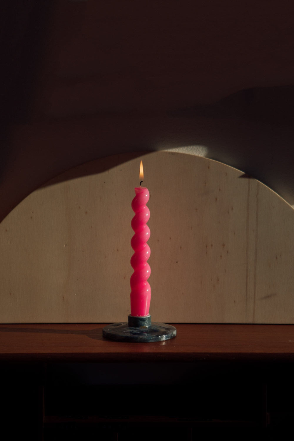 ‘Marble’ Recycled Candle Holder